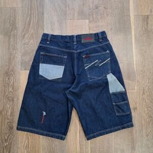 Vintage Y2K Baggy, Wide Leg FUBU Jorts